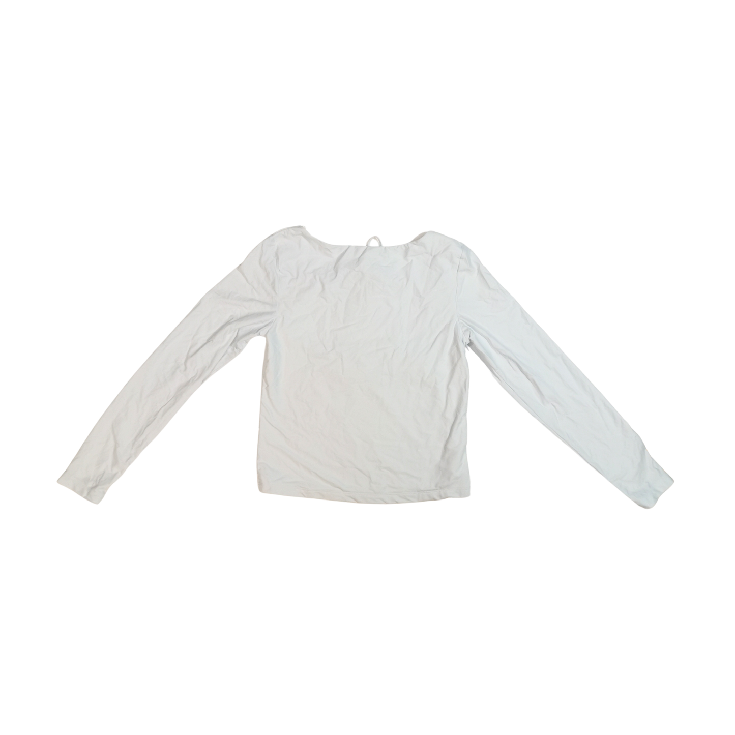 Playera de manga larga con escote cuadrado en espalda WILD FABLE para mujer