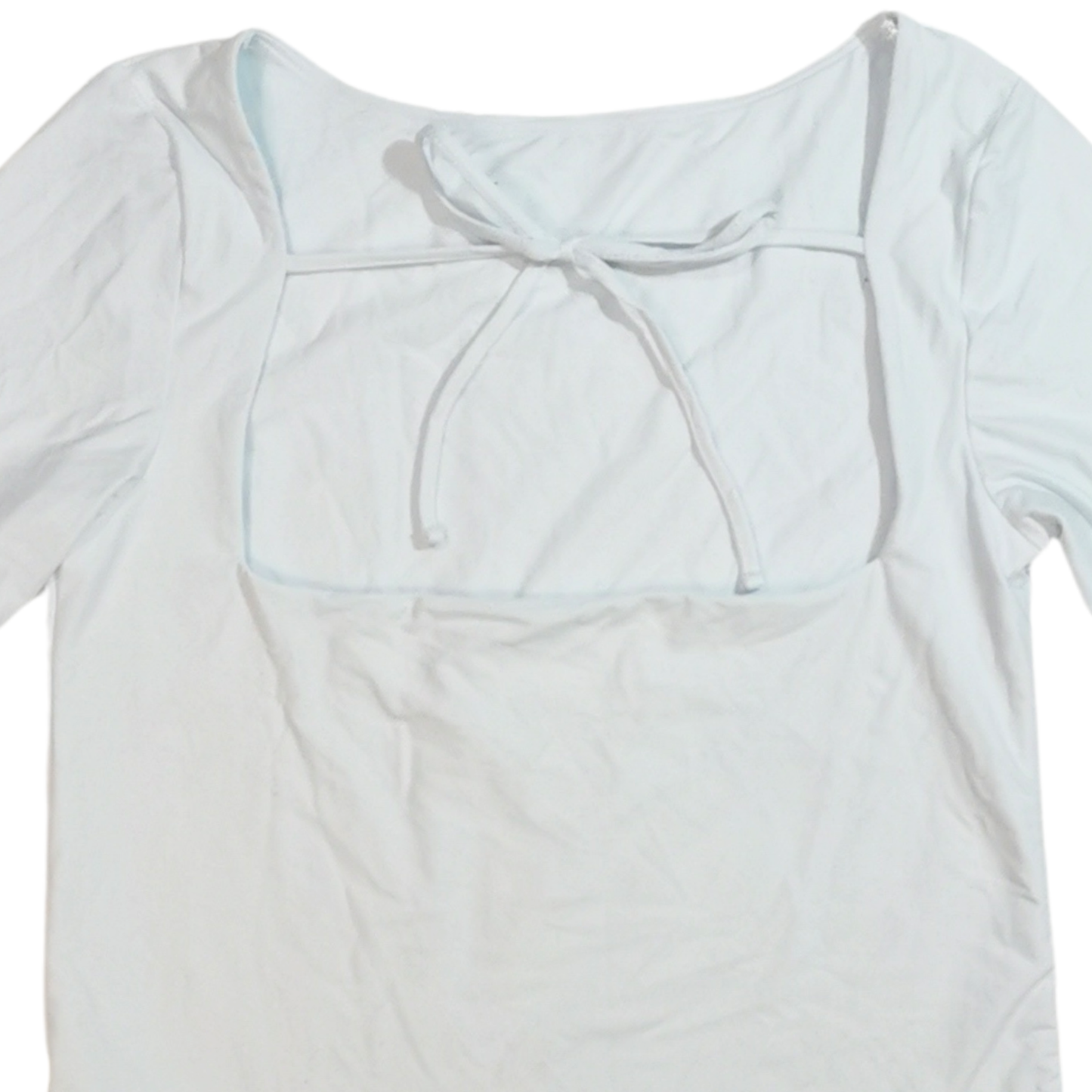 Playera de manga larga con escote cuadrado en espalda WILD FABLE para mujer