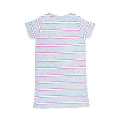 Playera larga de manga corta HANG TEN para niña
