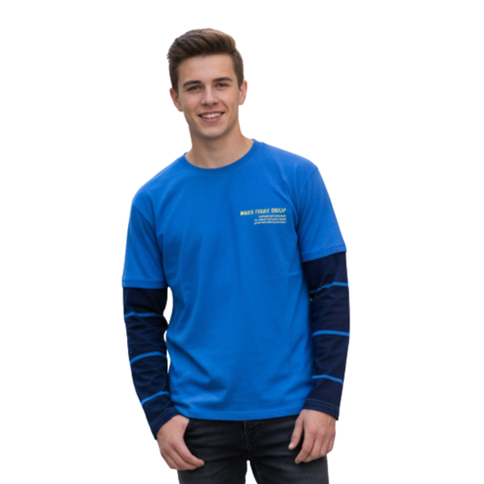 Playera de manga larga THEREABOUTS para adolescente niño