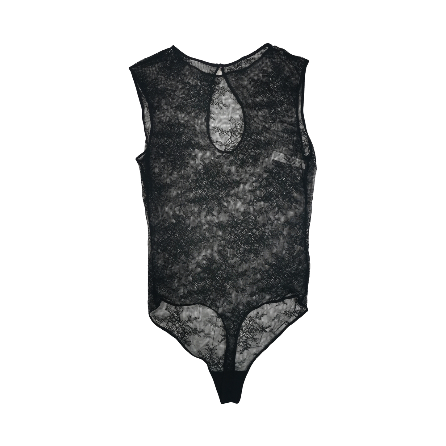 Body de encaje floral sin mangas AUDEN para mujer