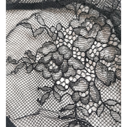 Body de encaje floral sin mangas AUDEN para mujer