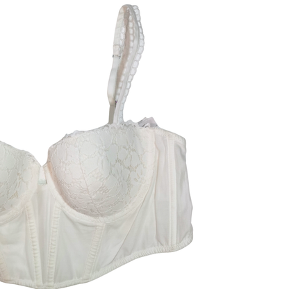 Corsé de algodón con encaje AUDEN para mujer