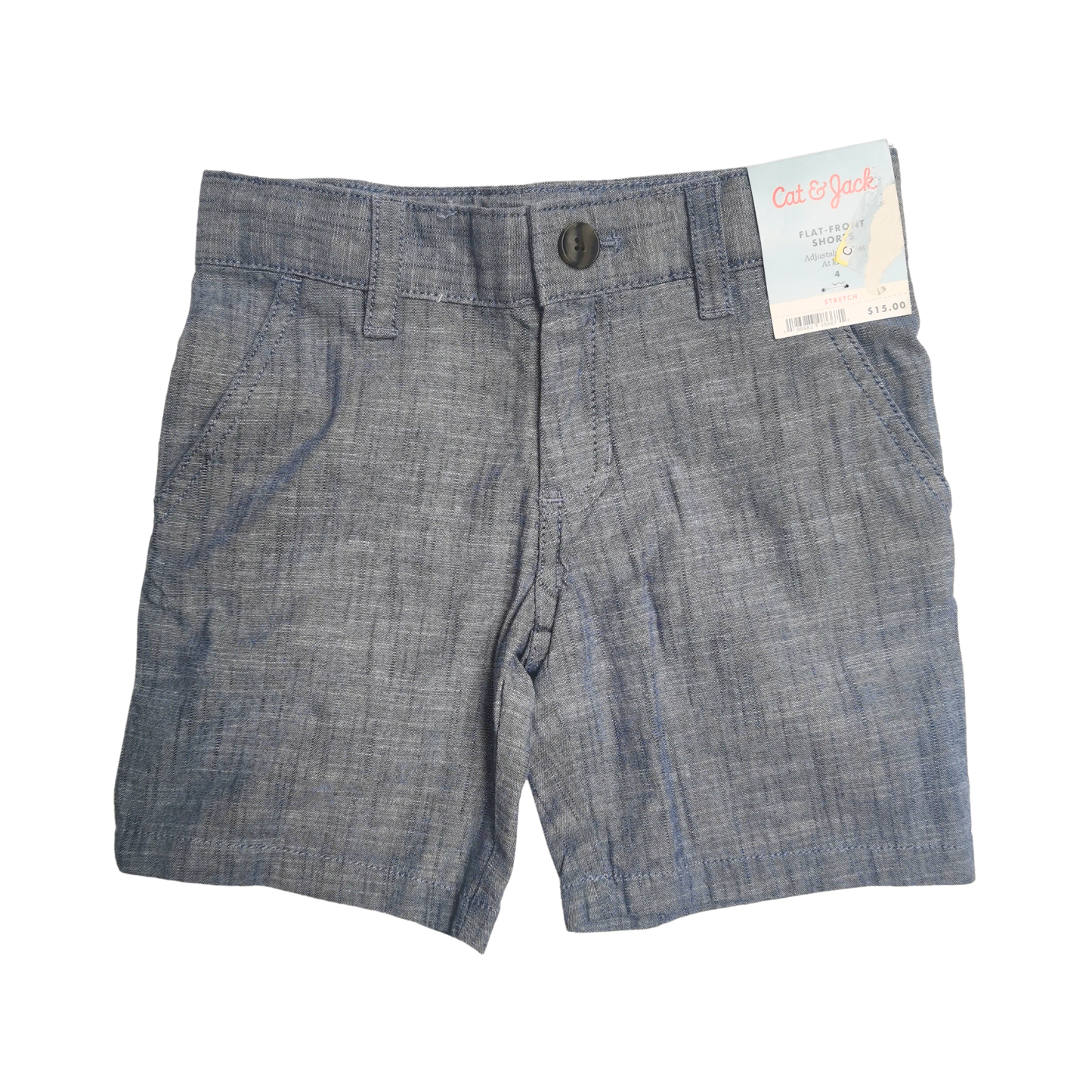 Shorts CAT & JACK Flat-Front para niño