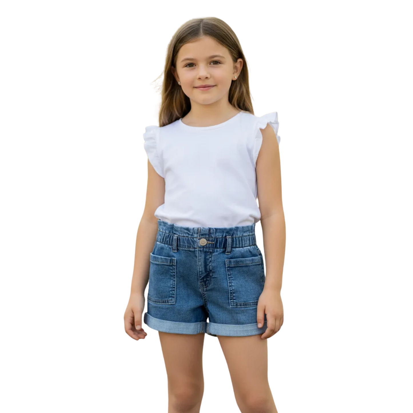 Shorts de mezclilla THEREABOUTS para niña