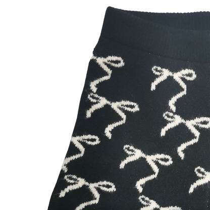 Shorts de Punto con Estampado de Lazos WILD FABLE para mujer