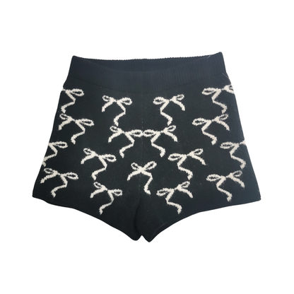 Shorts de Punto con Estampado de Lazos WILD FABLE para mujer