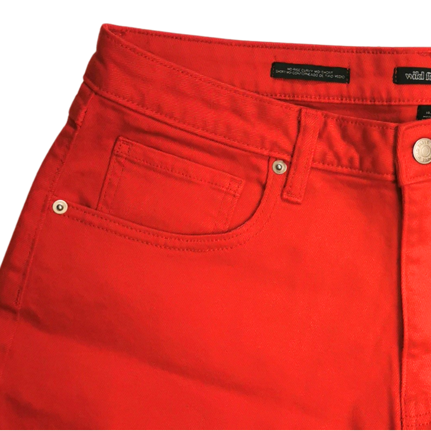 Shorts de mezclilla de tiro medio WILD FABLE para mujer