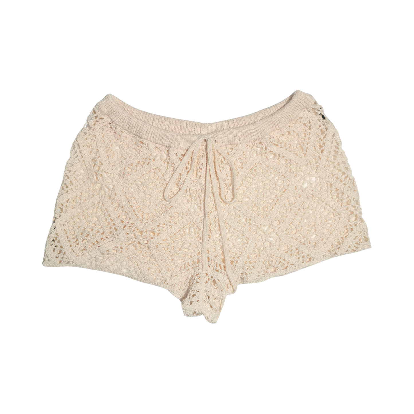 Shorts de crochet con cordón ajustable (salida de baño) WILD FABLE para mujer