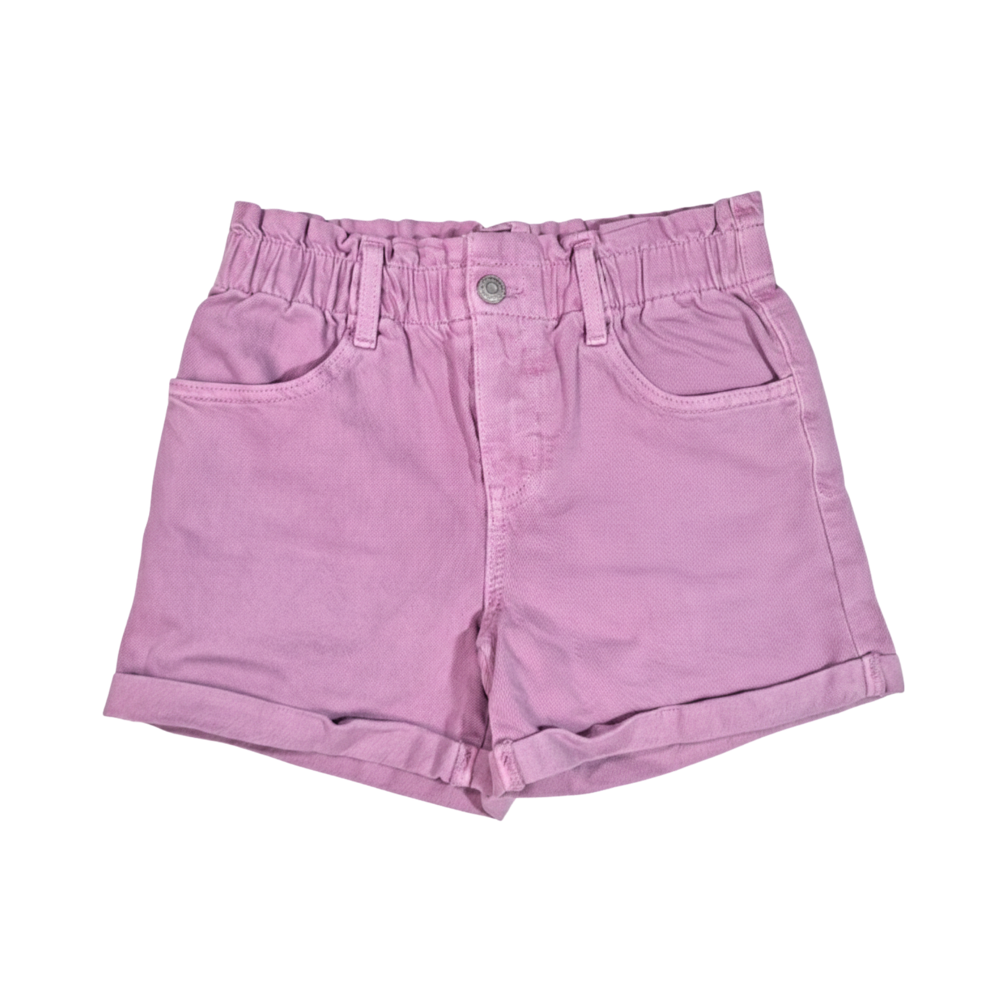 Shorts de tiro alto con cintura fruncida CAT & JACK para niña