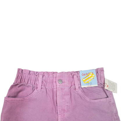 Shorts de tiro alto con cintura fruncida CAT & JACK para niña
