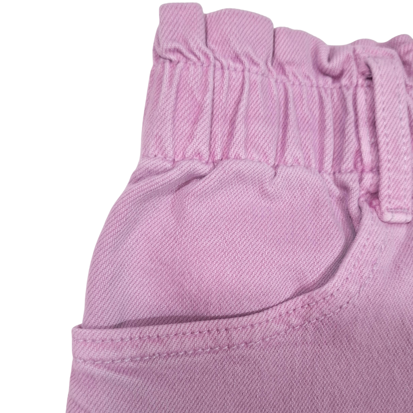 Shorts de tiro alto con cintura fruncida CAT & JACK para niña