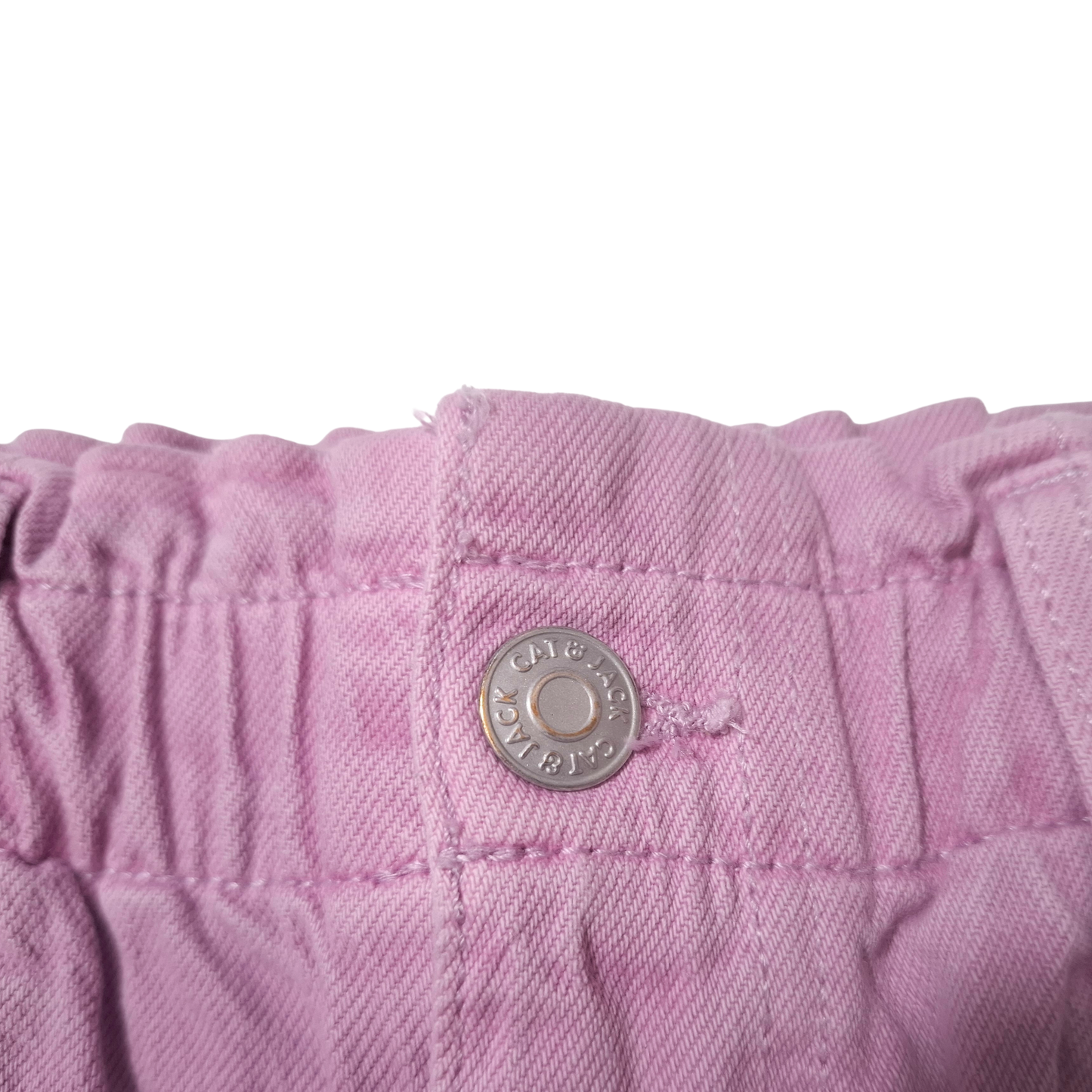 Shorts de tiro alto con cintura fruncida CAT & JACK para niña