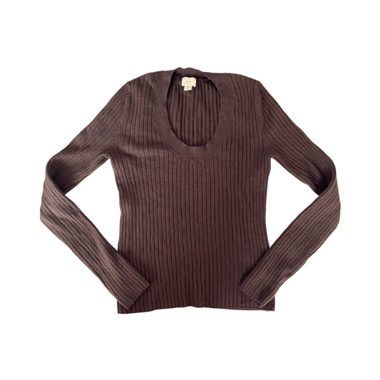 Playera de manga larga tipo suéter UNIVERSAL THREAD para mujer