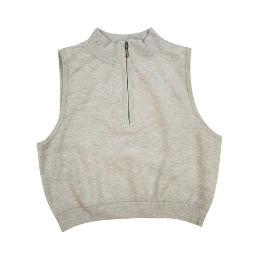 Chaleco tipo suéter de cuello alto WILD FABLE para mujer