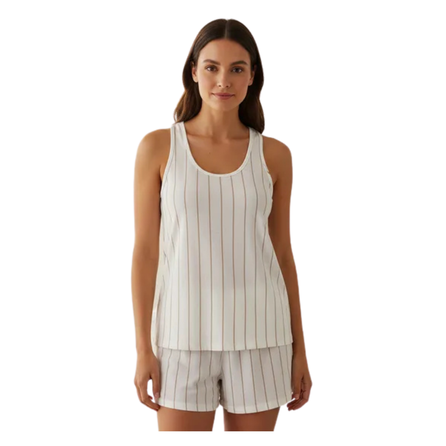 Tank top pijama de lino STARS ABOVE para mujer