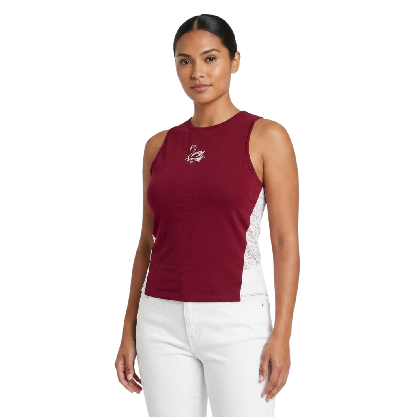Tank top de cuello redondo WILD FABLE para mujer