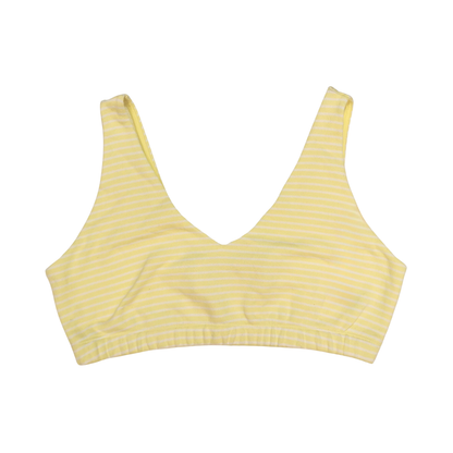 Top corto de felpa francesa con cuello en V y corte entallado WILD FABLE para mujer