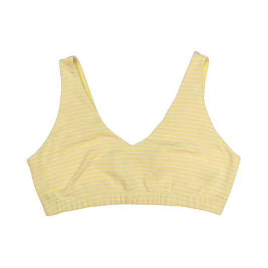 Top corto de felpa francesa con cuello en V y corte entallado WILD FABLE para mujer