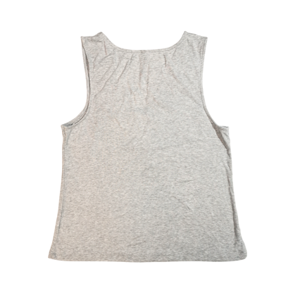 Tank top de pijama acanalado con encaje AUDEN para mujer