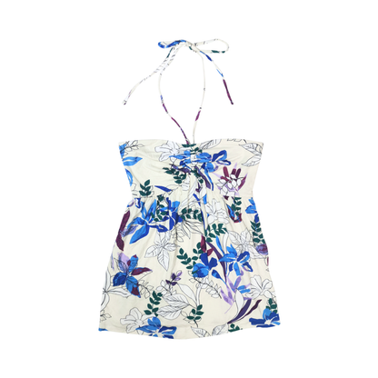 Tank top tipo halter de maternidad estilo babydoll ISABEL MATERNITY