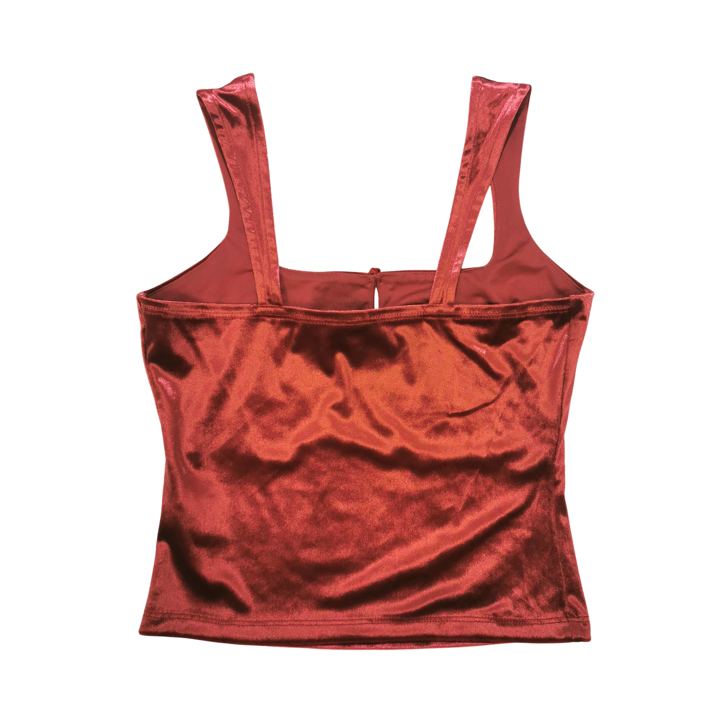 Tank top de tirantes en terciopelo WILD FABLE para mujer