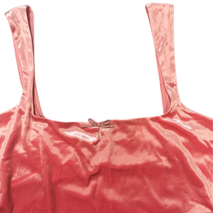 Tank top de tirantes en terciopelo WILD FABLE para mujer