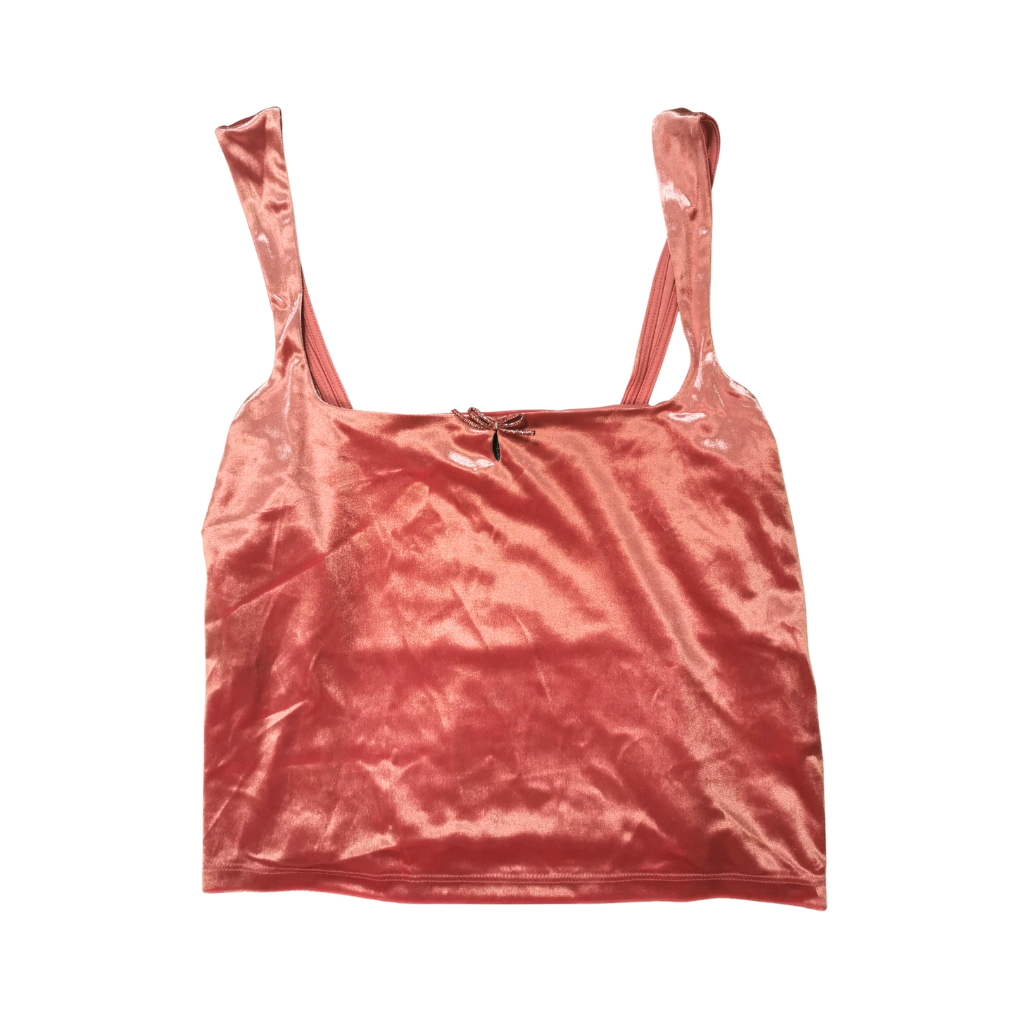 Tank top de tirantes en terciopelo WILD FABLE para mujer