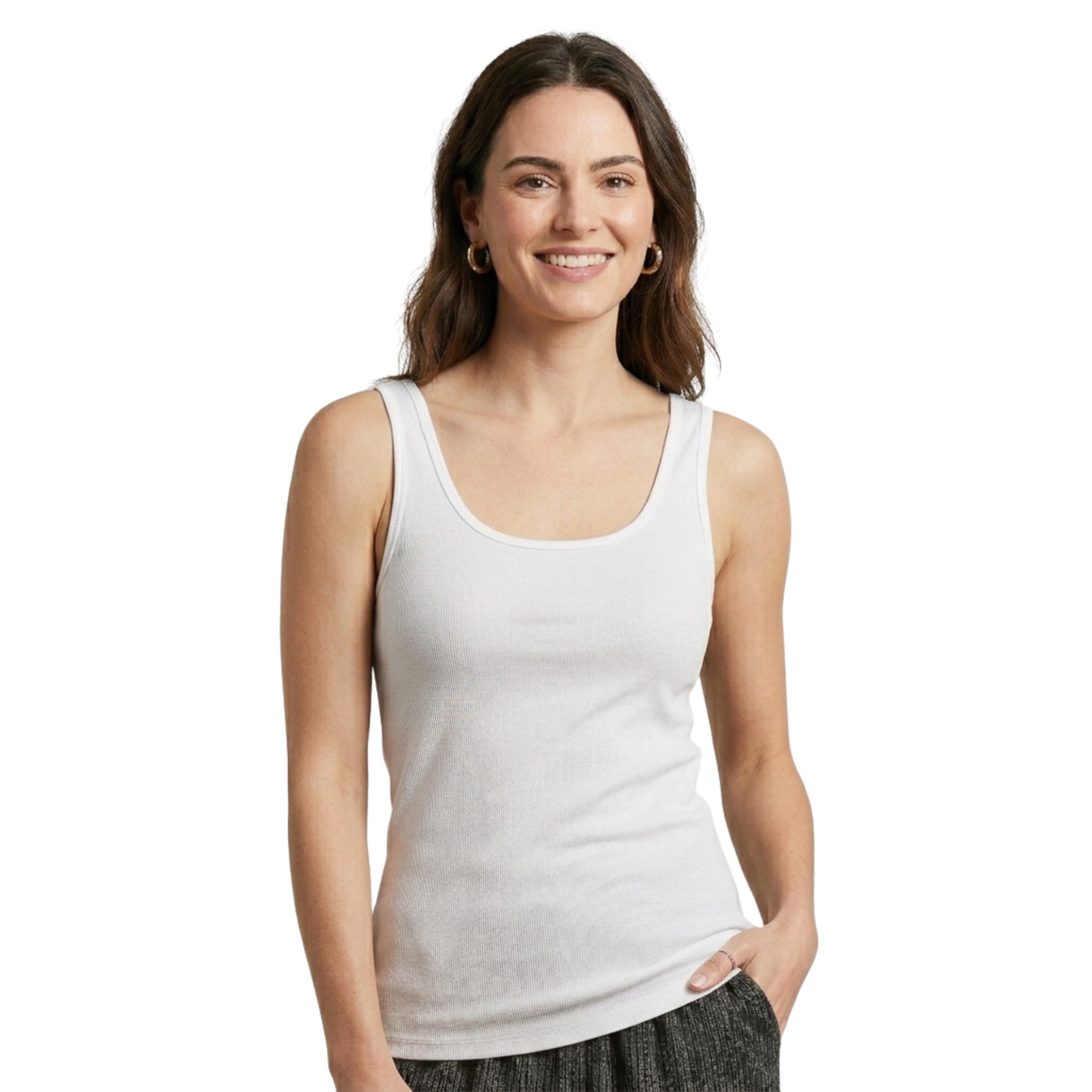 Tank top entallada con capas A NEW DAY para mujer