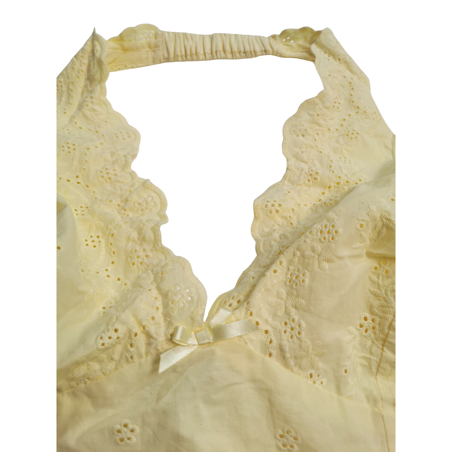 Top Halter de Encaje Bordado WILD FABLE para mujer