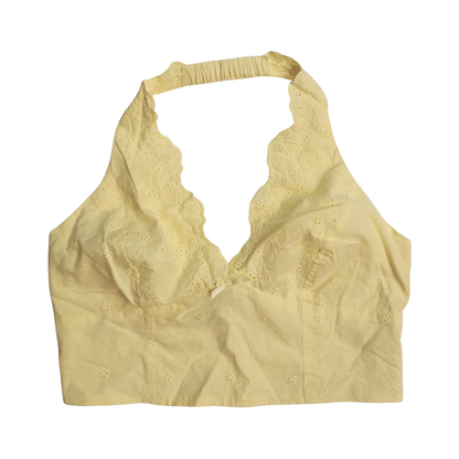 Top Halter de Encaje Bordado WILD FABLE para mujer