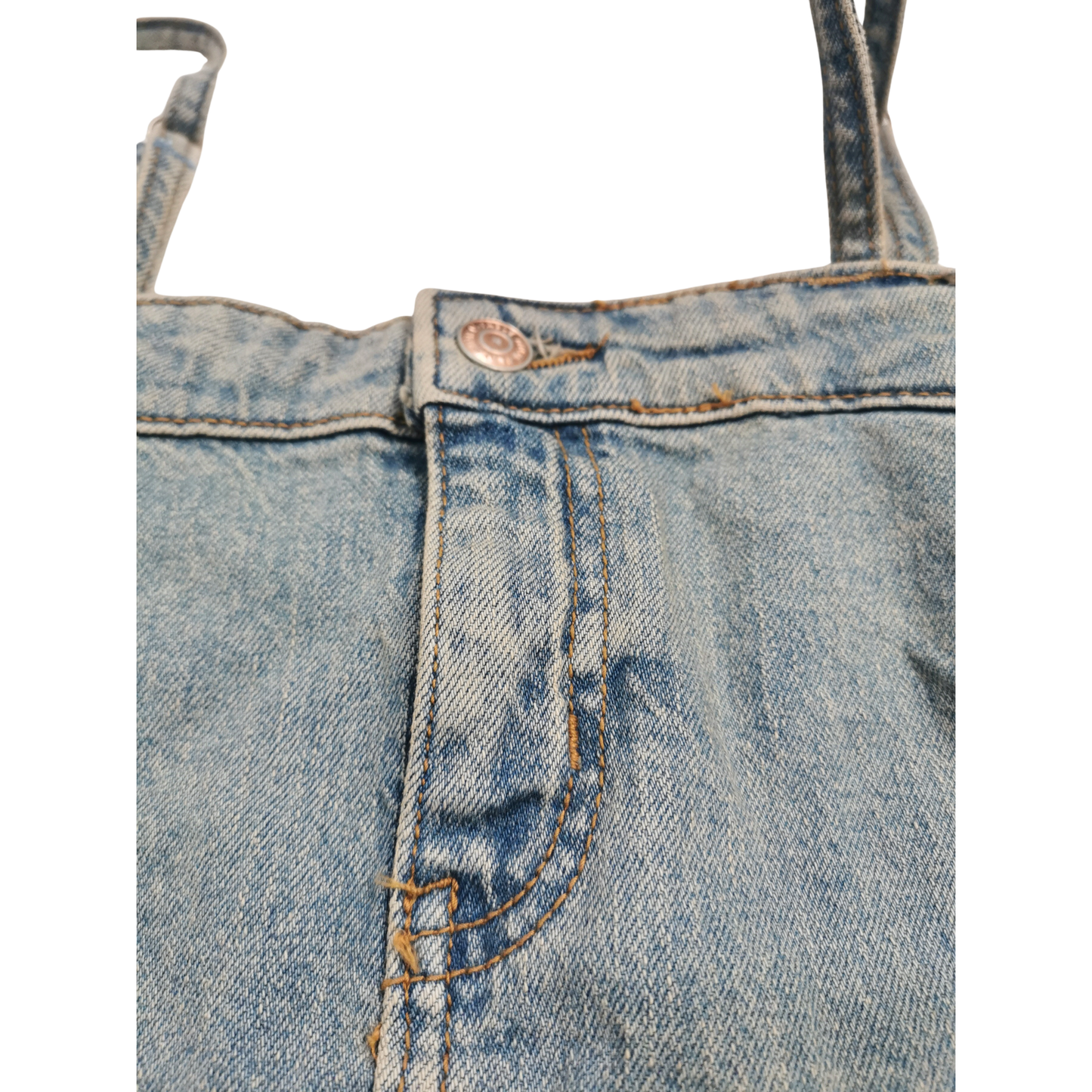 Top corto de mezclilla WILD FABLE Reworked para mujer