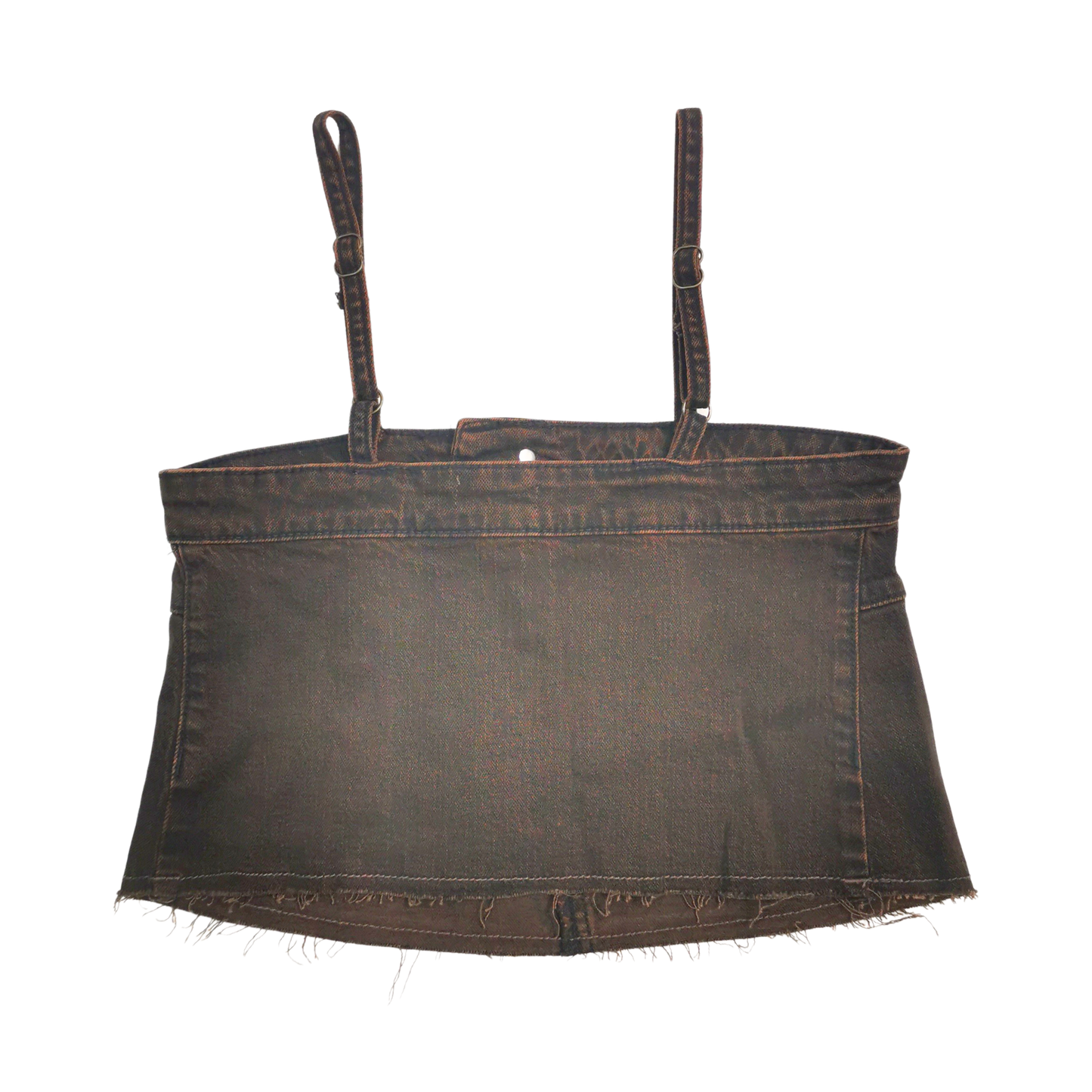 Top corto de mezclilla WILD FABLE Reworked para mujer