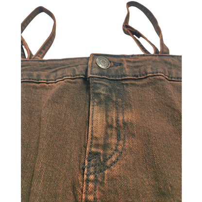 Top corto de mezclilla WILD FABLE Reworked para mujer