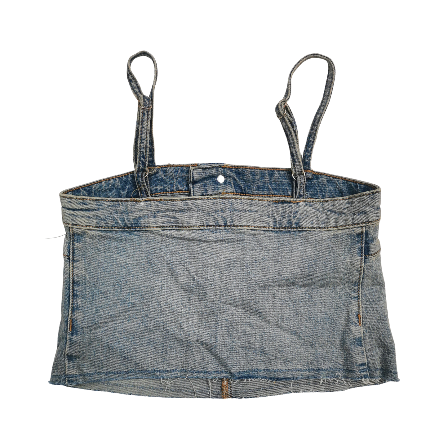 Top corto de mezclilla WILD FABLE Reworked para mujer