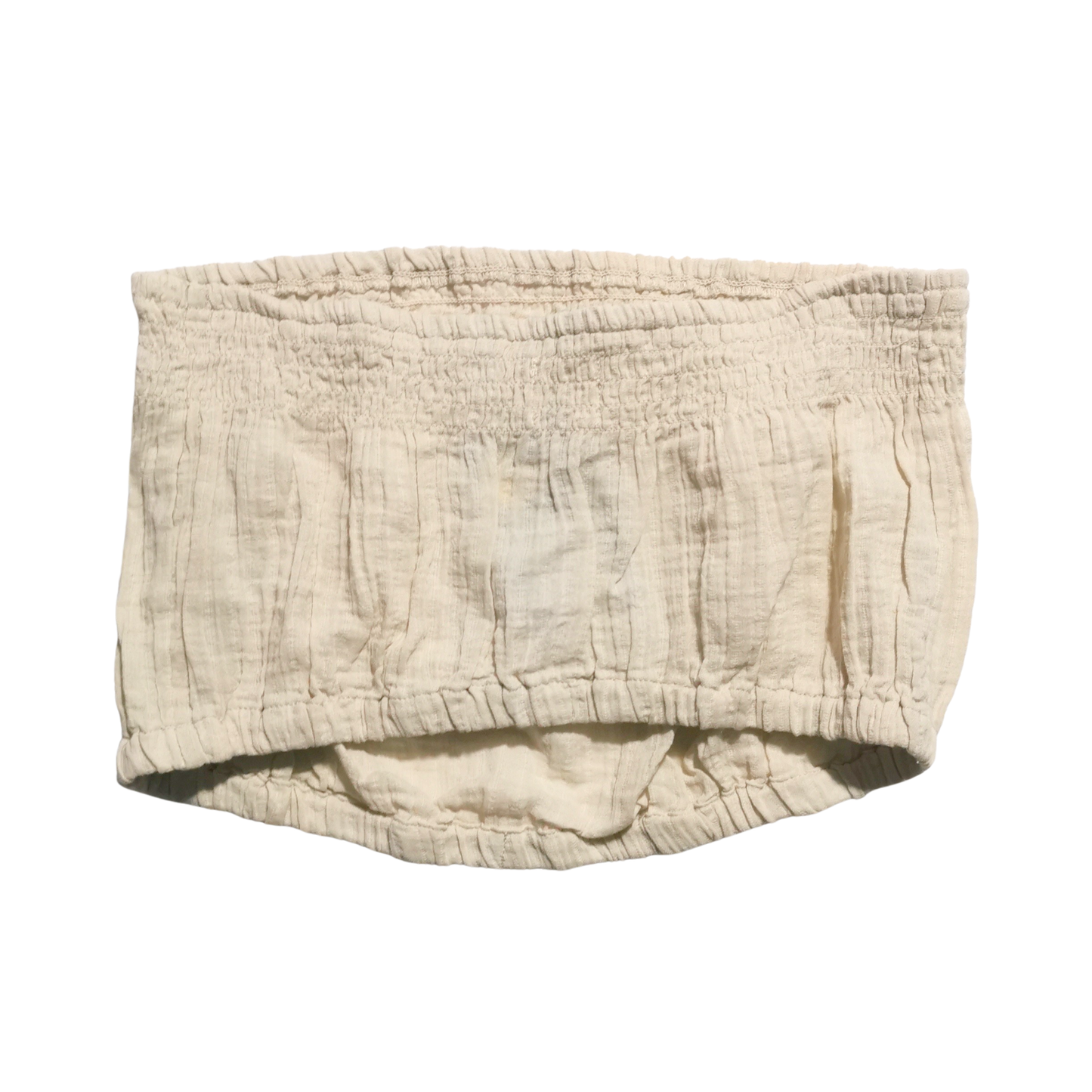 Top de tubo strapless en gasa corrugada UNIVERSAL THREAD para mujer