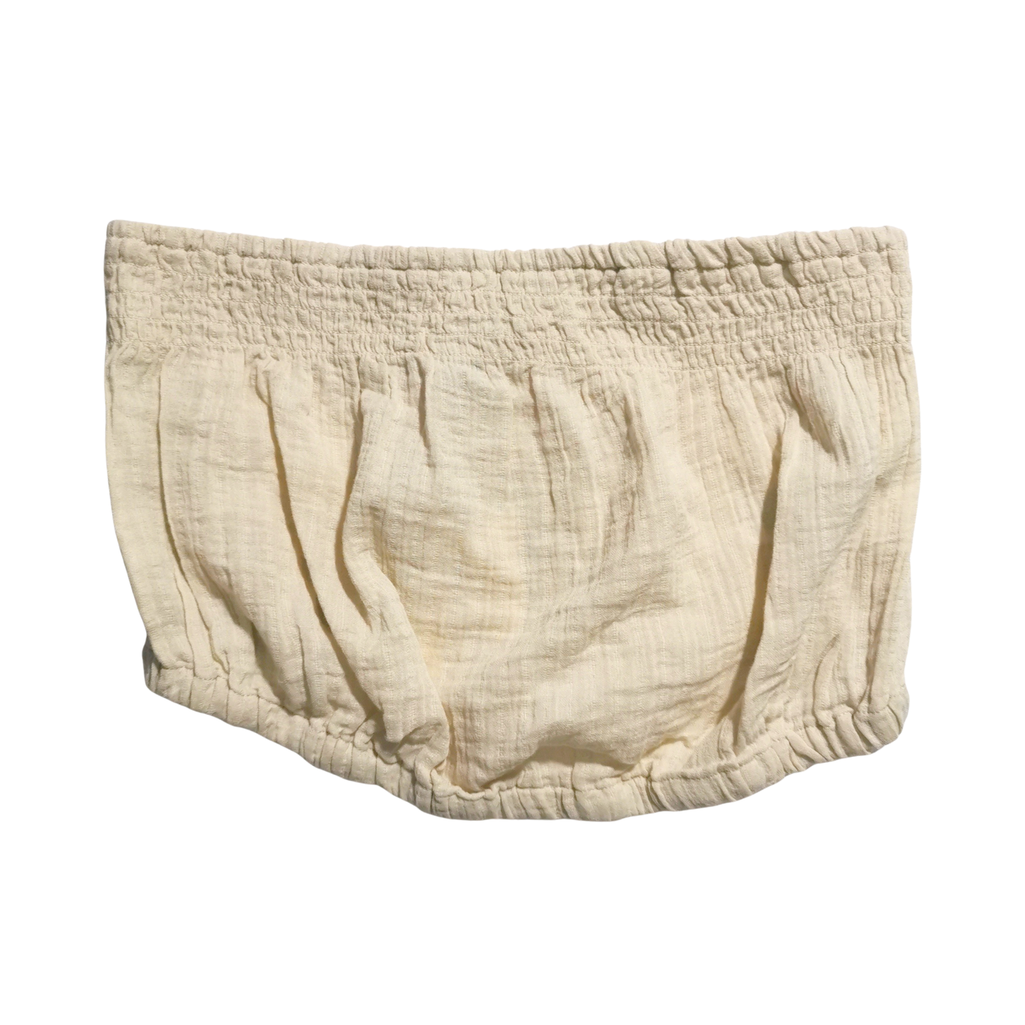 Top de tubo strapless en gasa corrugada UNIVERSAL THREAD para mujer