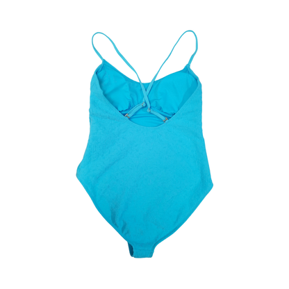 Traje de baño con textura Jacquard y tirantes convertibles SHADE & SHORE para mujer