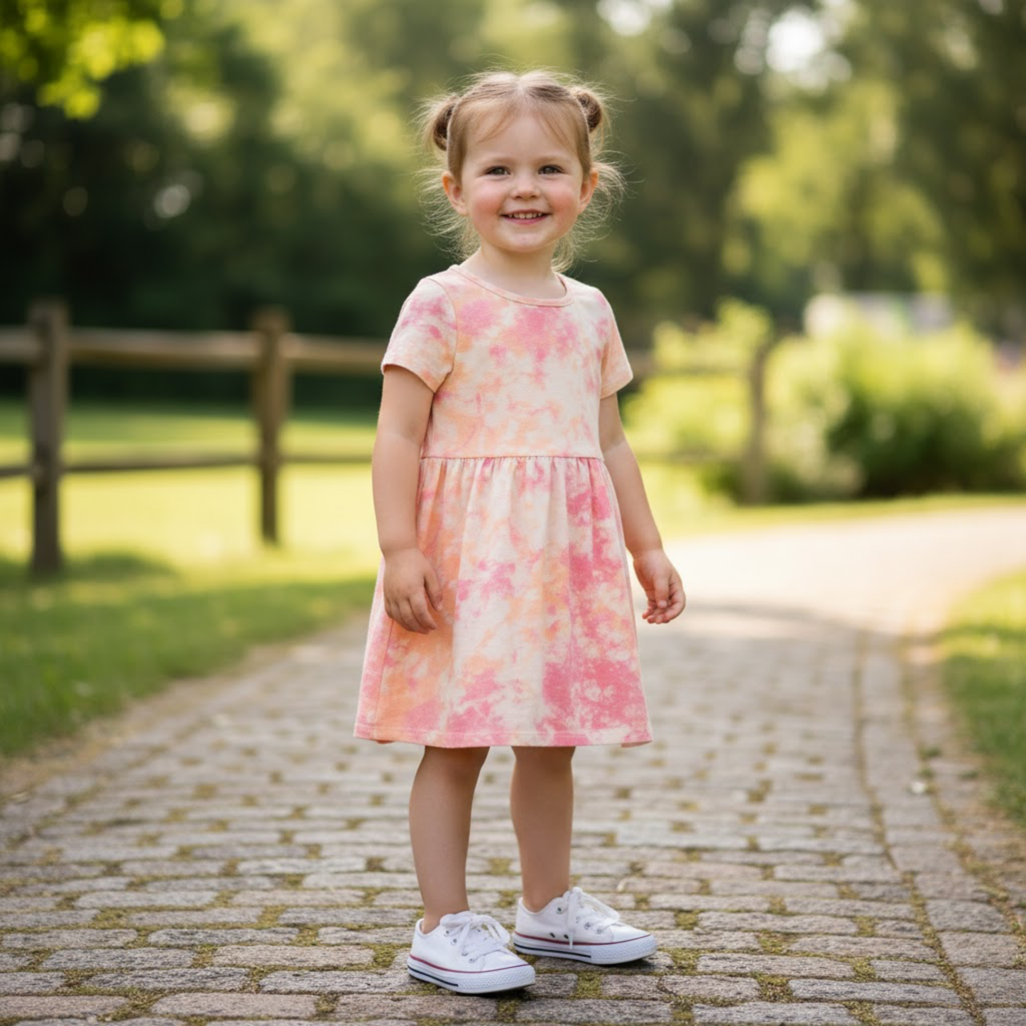 Vestido de manga corta Cat & Jack para niña