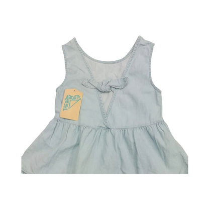 Vestido sin mangas THEREABOUTS Chambray Solid para niña