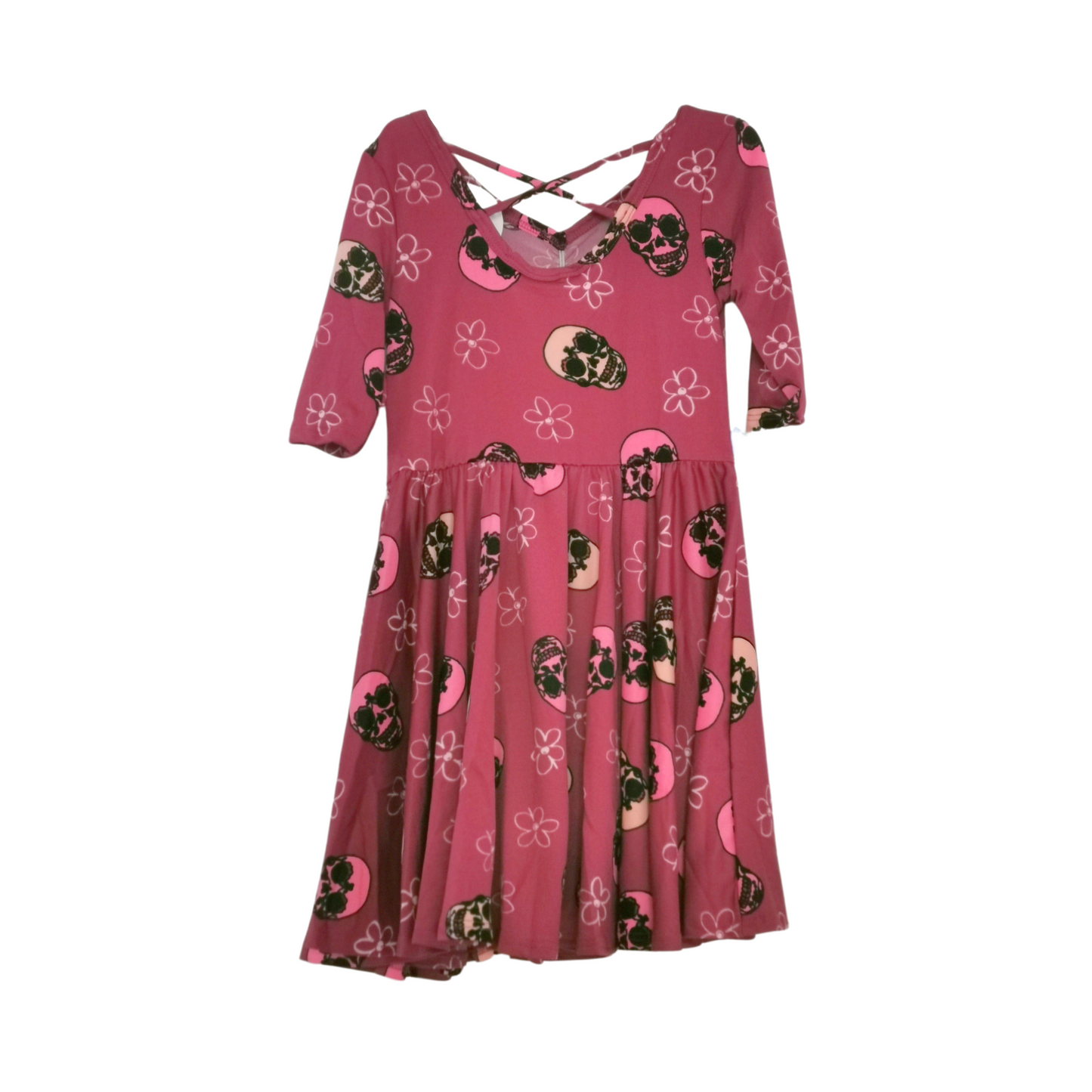 Vestido DOTDOTSMILE Skulls & Flowers Ballerina para niña