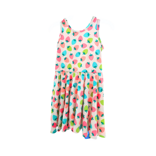 Vestido DOTDOTSMILE Strawberries Tank para niña