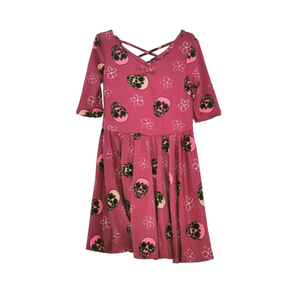 Vestido DOTDOTSMILE Skulls & Flowers Ballerina para niña