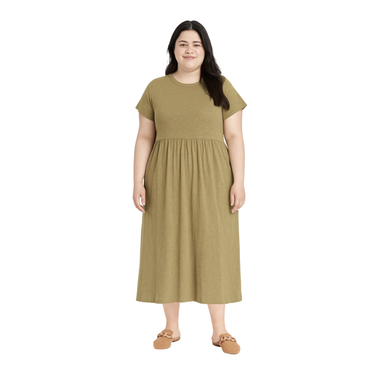 Vestido de manga corta UNIVERSAL THREAD para mujer