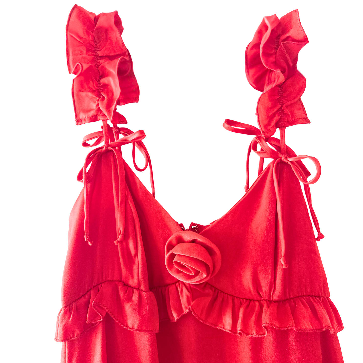 Vestido mini estilo Babydoll con Roseta WILD FABLE para mujer