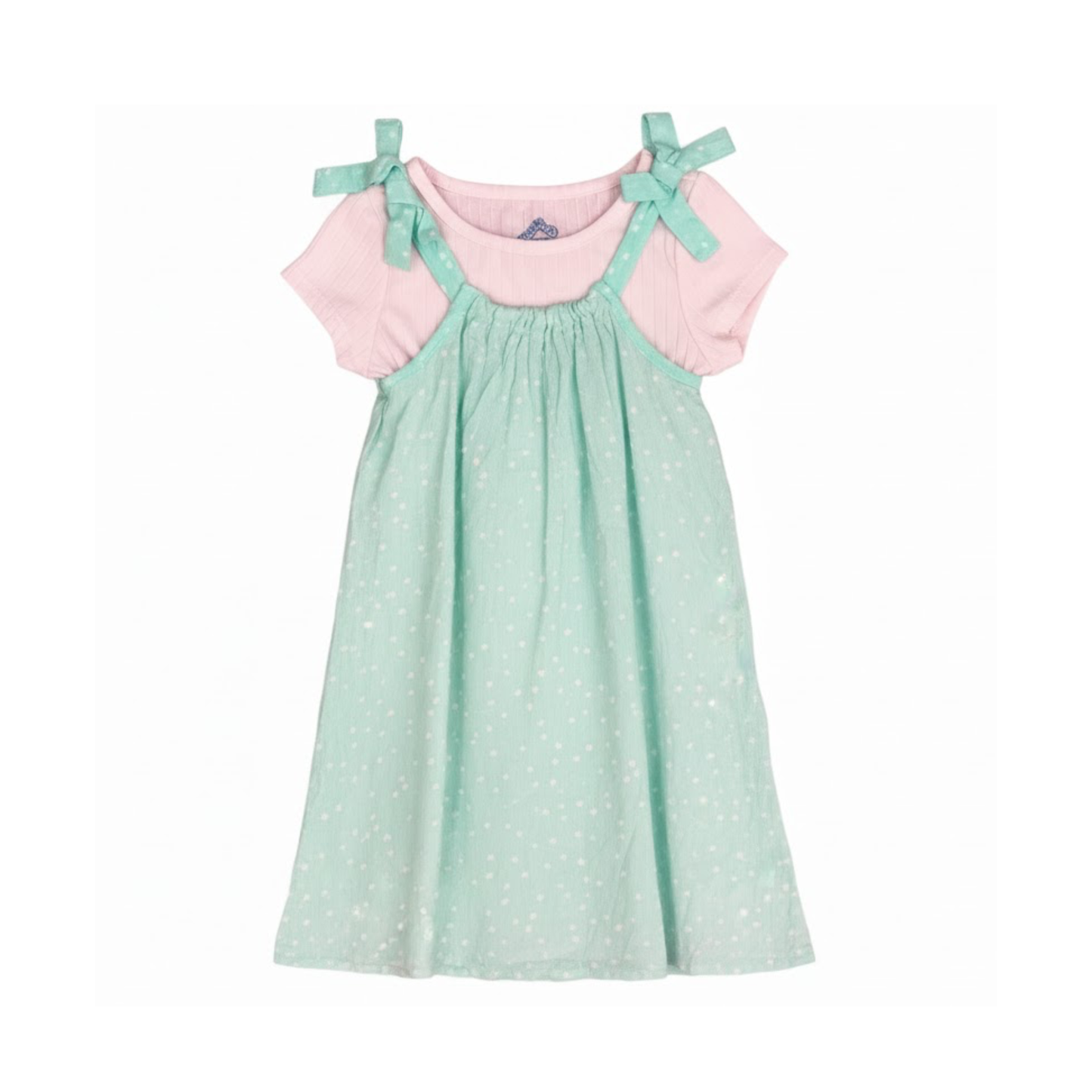 Vestido con playera THEREABOUTS para niña 2 piezas