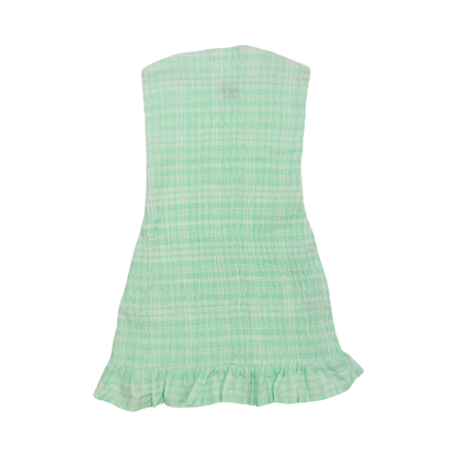 Vestido Mini Bodycon Estilo Tube con Cuerpo Fruncido WILD FABLE para mujer