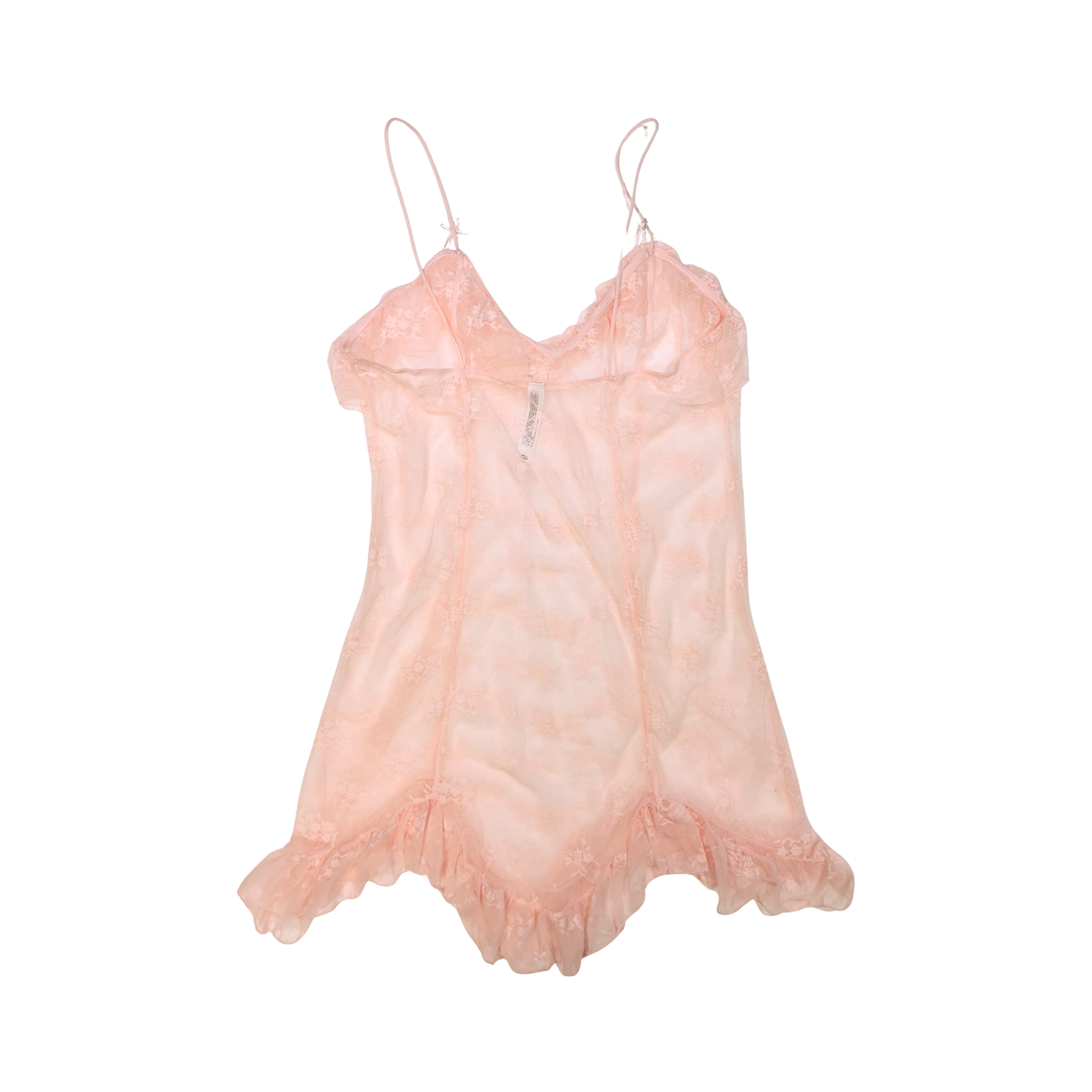 Vestido lencero con volantes y encaje WILD FABLE para mujer