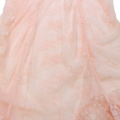 Vestido lencero con volantes y encaje WILD FABLE para mujer