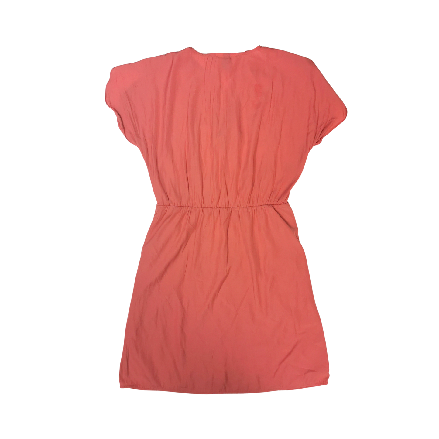 Vestido mini de manga corta con corte A y volantes con lazo UNIVERSAL THREAD para mujer